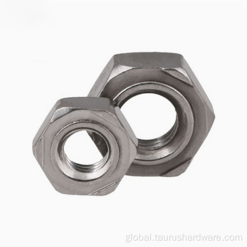 carbon steel nuts and bolts Carbon steel galvanized hexagonal welding nut Supplier